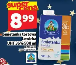 Topaz Śmietanka tortowa Łowicka UHT 36% 500ml oferta