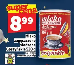 Topaz Mleko zagęszczone słodzone Gostyńskie 530g oferta