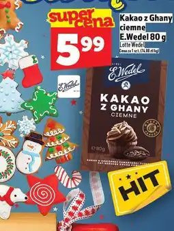 Topaz Kakao z Ghany ciemne E.Wedel 80g oferta