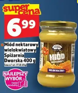 Topaz Miód nektarowy wielokwiatowy Spiżarnia Dworska 400g oferta