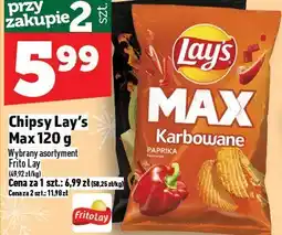 Topaz Chipsy Lay's Max 120 g oferta