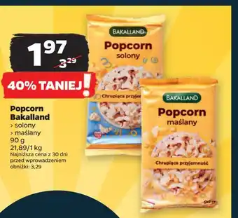 Auchan Popcorn maślany 1 SZT 90 G oferta