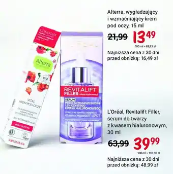 Rossmann Serum przeciwzmarszczkowe 1 SZT 30 ML oferta