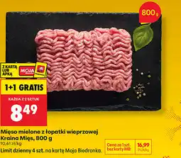 Biedronka Mięso mielone z łopatki wieprzowej Kraina Mięs, 800g oferta