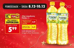 Biedronka Olej rzepakowy Polski 1l Biedronka oferta