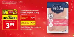 Biedronka Szynka konserwowa Kraina Wędlin oferta