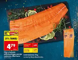 Biedronka Filet z łososia atlantyckiego, porcja rodzinna, Marinero oferta