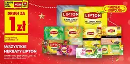 Biedronka Herbata Lipton Zielona Herbata oferta