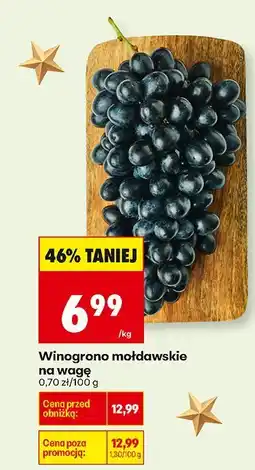Biedronka Winogrono mołdawskie na wagę Biedronka oferta