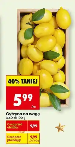 Biedronka Cytryna na wagę Biedronka oferta
