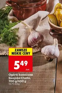 Biedronka Ogórki kwaśzone Swojska Chata, 700 g/400 g oferta