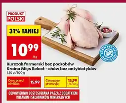 Biedronka Kurczak farmerski bez podrobów Kraina Mięs Select - chów bez antybiotyków oferta