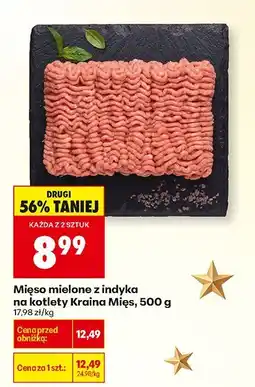Biedronka Mięso mielone z indyka na kotlety Kraina Mięs, 500 g oferta
