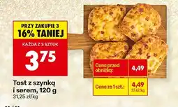 Biedronka Tost z szynką i serem, 120 g Biedronka oferta