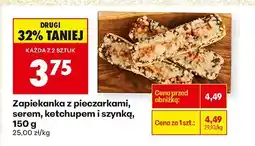 Biedronka Zapiekanka z pieczarkami, serem, ketchupem i szynką, 150 g Biedronka oferta