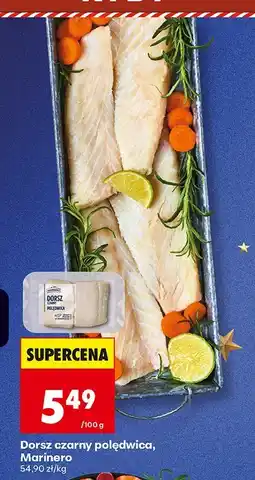 Biedronka Dorsz czarny poledwica, Marinero oferta