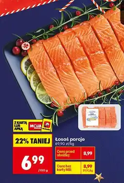 Biedronka Łosoś porcje Moja Ryba oferta