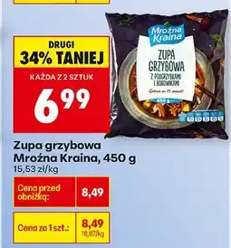 Biedronka Zupa grzybowa Mrożna Kraina 450g oferta