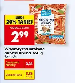 Biedronka Włoszczyzna mrożona Mrożna Kraina 450g oferta