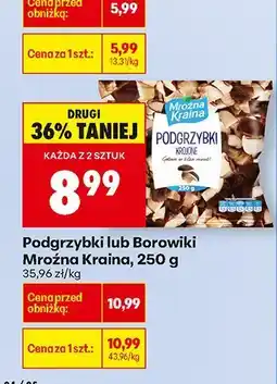 Biedronka Podgrzybki lub Borowiki Mrożna Kraina 250g oferta