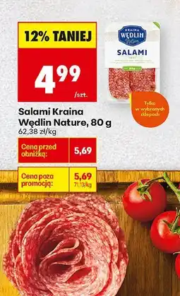 Biedronka Salami Kraina Wędlin Nature oferta