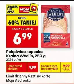 Biedronka Polędwica sopoeka Kraina Wędlin oferta