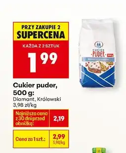 Biedronka Cukier puder, 500 g Diamant, Królewski oferta