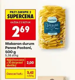 Biedronka Makaron durum Penne Pastani, 500 g oferta
