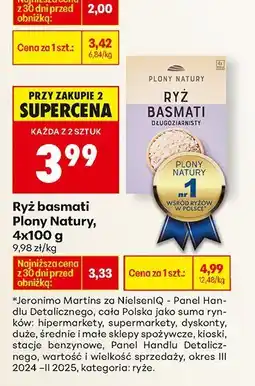 Biedronka Ryż basmati Płony Natury, 4x100 g oferta