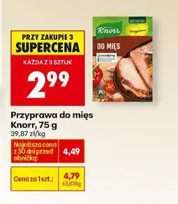 Biedronka Przyprawa do mięs Knorr, 75 g oferta