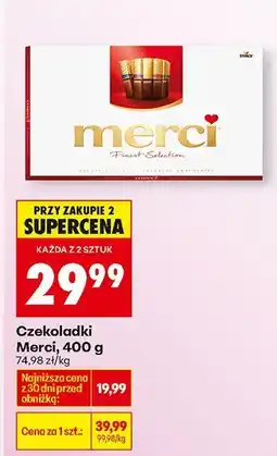 Biedronka Czekoladki Merci, 400 g oferta