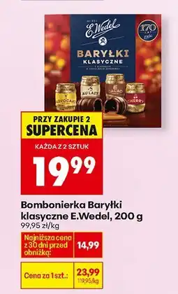 Biedronka Bombonierka Baryłki lakierowane E.Wedel, 200 g oferta