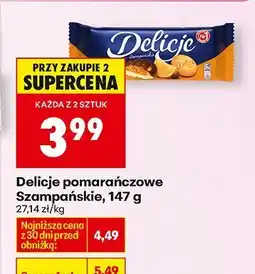 Biedronka Delicje pomarańczowe opakanie polskie, 147 g oferta