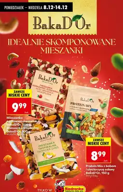 Biedronka Protein Mix z bobem i ciecierzycą solony BakaD'Or oferta