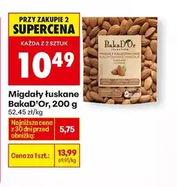 Biedronka Migdały tuskane BakaD'Or oferta