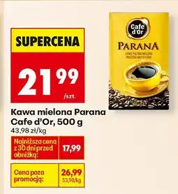 Biedronka Kawa mielona Parana Cafe d'Or, 500 g oferta