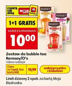Biedronka Zestaw do bubble tea Remsey/O's oferta