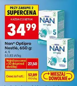Biedronka Mleko Nan Optipro Nestlé, 650 g: 5 oferta