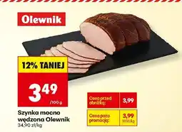 Biedronka Szynka mocno wędzona Olewnik oferta