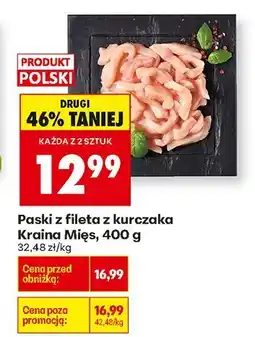 Biedronka Paski z fileta z kurczaka Kraina Mięs oferta
