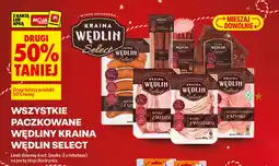 Biedronka Wszystkie paczkowane wędliny Kraina Wędlin Select oferta