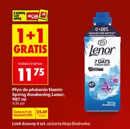 Biedronka Płyn do płukania tkanin oferta