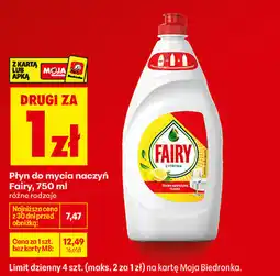 Biedronka Płyn do mycia naczyń Fairy oferta