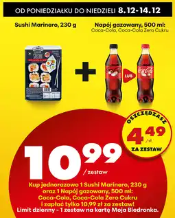 Biedronka Sushi Marinero, 230 g + Napój gazowany, 500 ml oferta