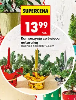 Biedronka Kompozycja ze świecą naturalną oferta