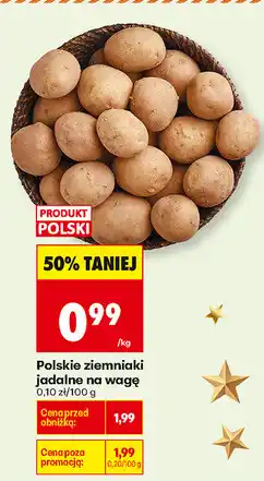 Biedronka Polskie ziemniaki na wagę oferta