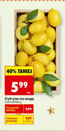 Biedronka Cytryna na wagę oferta