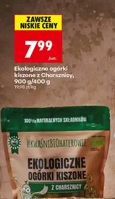 Biedronka Ekologiczne ogórki kiszone z Chursznicy oferta