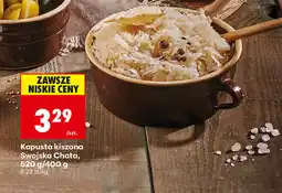 Biedronka Kapusta kiszona Swojska Chata oferta