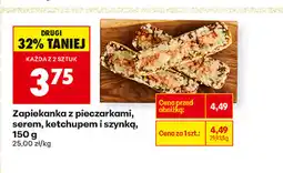 Biedronka Zapiekanka z pieczarkami, serem, ketchupem i szynką oferta